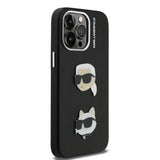 Apple iPhone 14 Pro Max Kılıf Karl Lagerfeld Orjinal Lisanslı K&C Heads Pin Kapak
