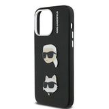 Apple iPhone 14 Pro Max Kılıf Karl Lagerfeld Orjinal Lisanslı K&C Heads Pin Kapak