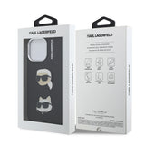 Apple iPhone 14 Pro Max Kılıf Karl Lagerfeld Orjinal Lisanslı K&C Heads Pin Kapak
