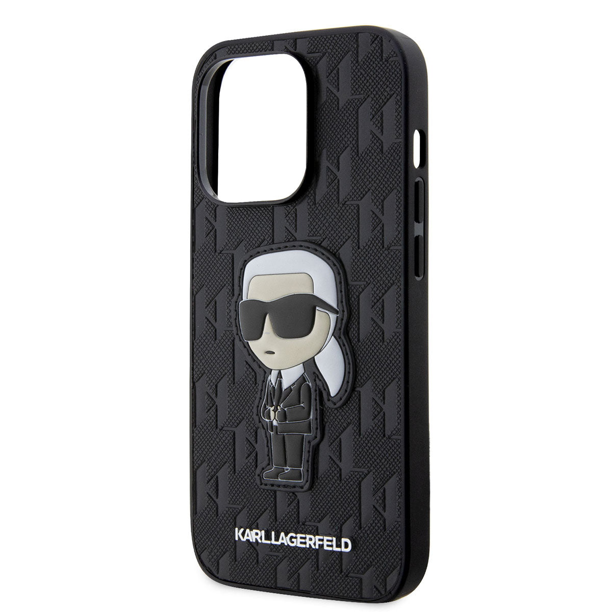Apple iPhone 14 Pro Max Kılıf Karl Lagerfeld Saffiano Deri Karl Dizayn Kapak
