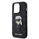 Apple iPhone 14 Pro Max Kılıf Karl Lagerfeld Saffiano Deri Karl Dizayn Kapak