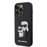 Apple iPhone 14 Pro Max Kılıf Karl Lagerfeld Saffiano Deri K&C Dizayn Kapak