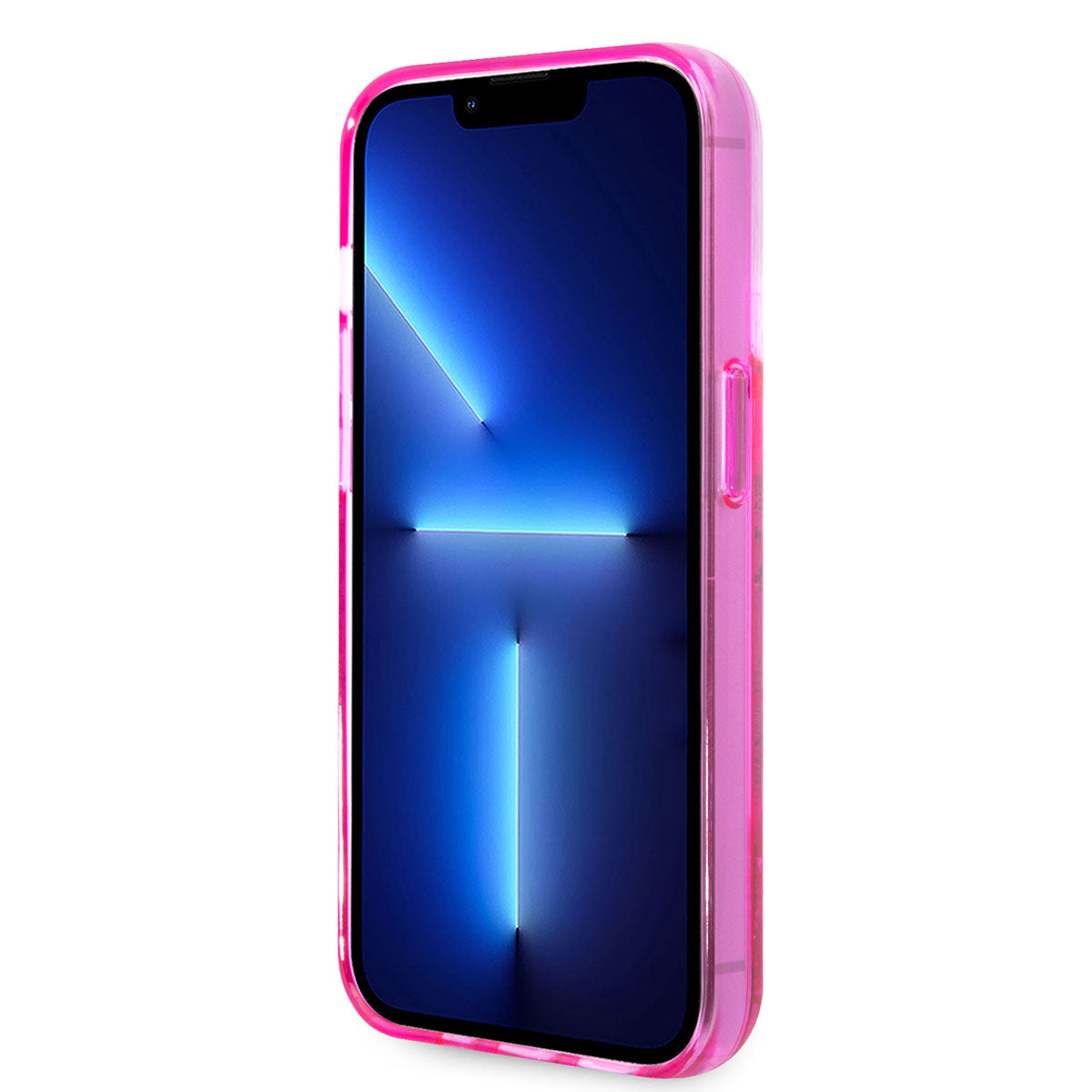 Apple iPhone 14 Pro Max Kılıf Karl Lagerfeld Sıvılı Simli RSG Dizayn Kapak