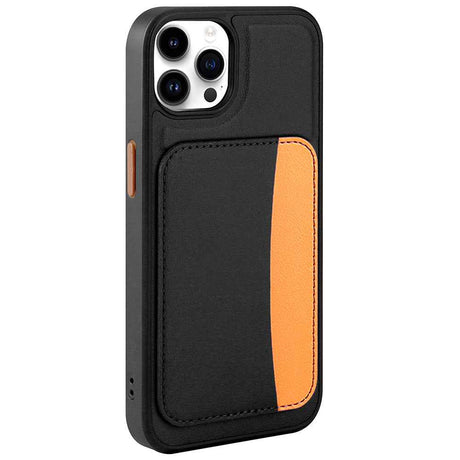 Apple iPhone 14 Pro Max Kılıf Kartlıklı Zore X-Kart Silikon Kapak