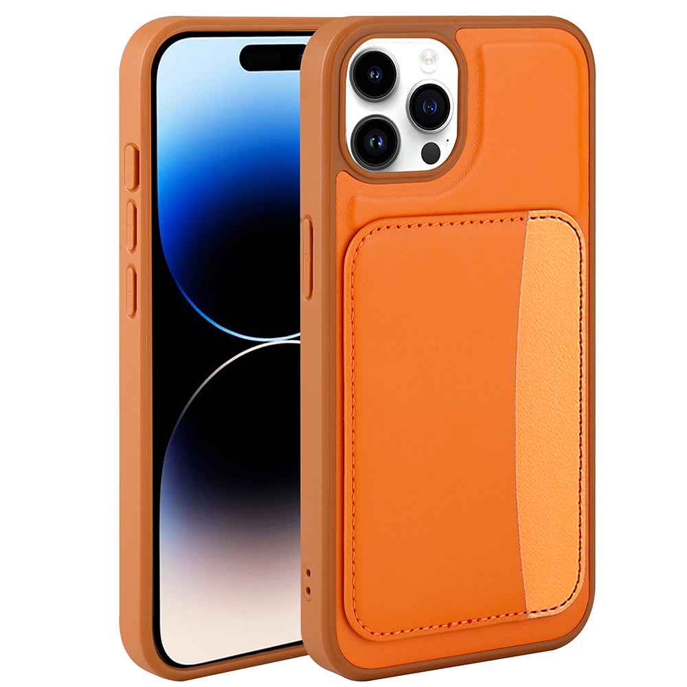 Apple iPhone 14 Pro Max Kılıf Kartlıklı Zore X-Kart Silikon Kapak