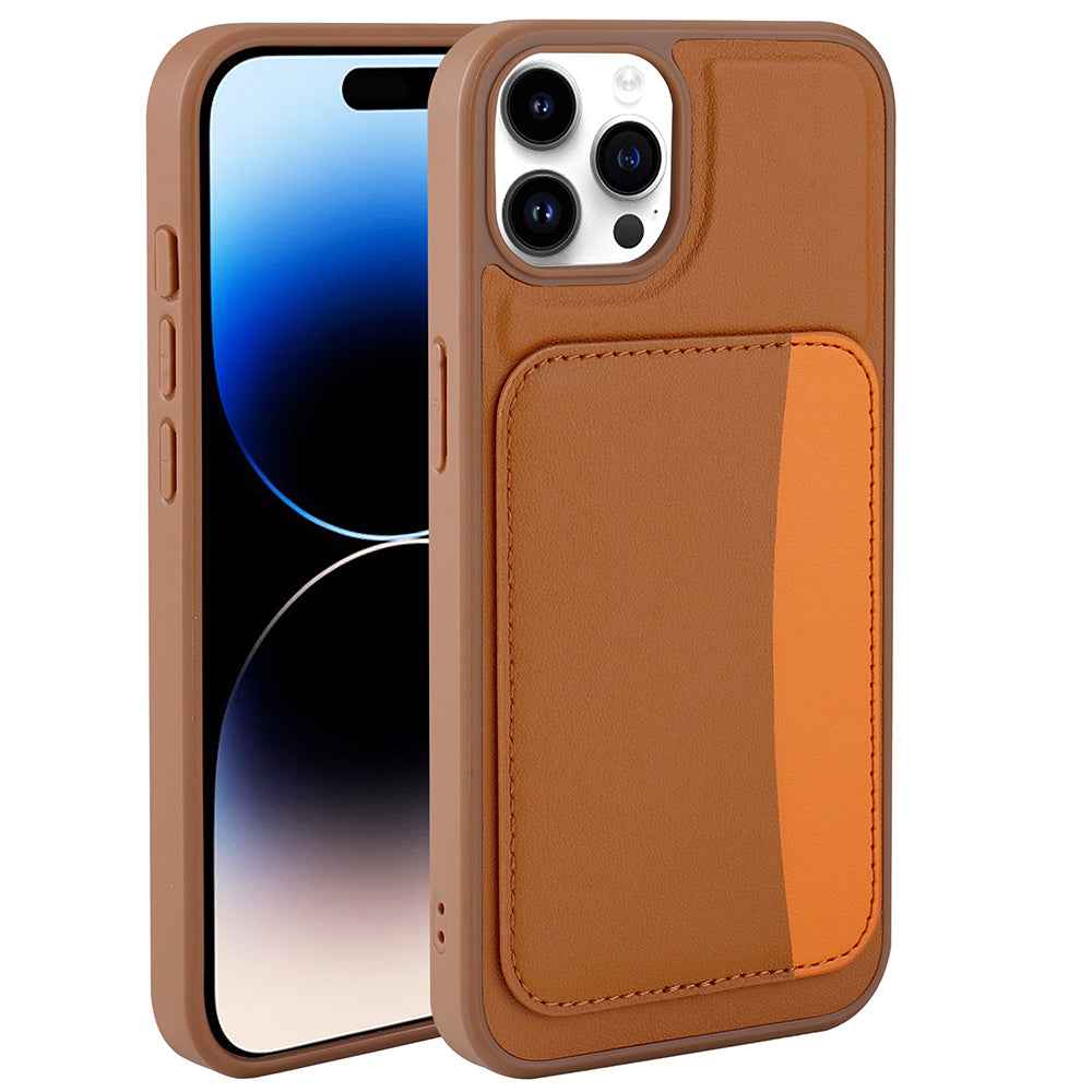 Apple iPhone 14 Pro Max Kılıf Kartlıklı Zore X-Kart Silikon Kapak