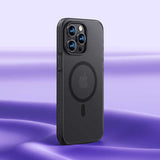 Apple iPhone 14 Pro Max Kılıf Kenarları Silikon Airbagli Mat Arka Yüzey Benks Icesand Kapak