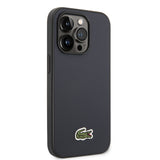 Apple iPhone 14 Pro Max Kılıf Lacoste Orjinal Lisanslı PU Pike Desenli Arka Yüzey İkonik Timsah Dokuma Logolu Kapak
