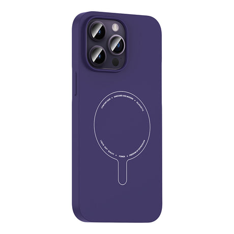 Apple iPhone 14 Pro Max Kılıf M-Safe Şarj Özellikli Kamera Korumalı Zore Elio Sert PC Kapak