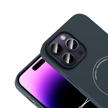 Apple iPhone 14 Pro Max Kılıf M-Safe Şarj Özellikli Kamera Korumalı Zore Elio Sert PC Kapak