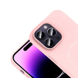 Apple iPhone 14 Pro Max Kılıf M-Safe Şarj Özellikli Kamera Korumalı Zore Elio Sert PC Kapak