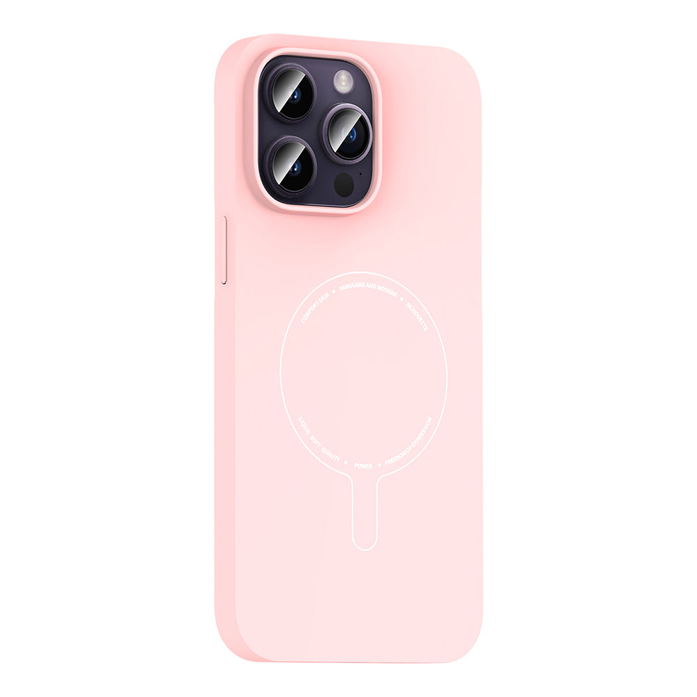 Apple iPhone 14 Pro Max Kılıf M-Safe Şarj Özellikli Kamera Korumalı Zore Elio Sert PC Kapak