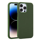 Apple iPhone 14 Pro Max Kılıf M-Safe Şarj Özellikli Kumaş Tasarımlı Zore Miami Sert PC Kapak