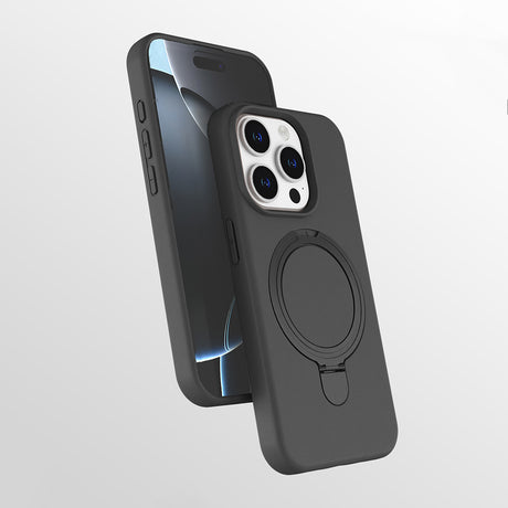 Apple iPhone 14 Pro Max Kılıf M-safe Şarj Özellikli Standlı Zore Samara Kapak
