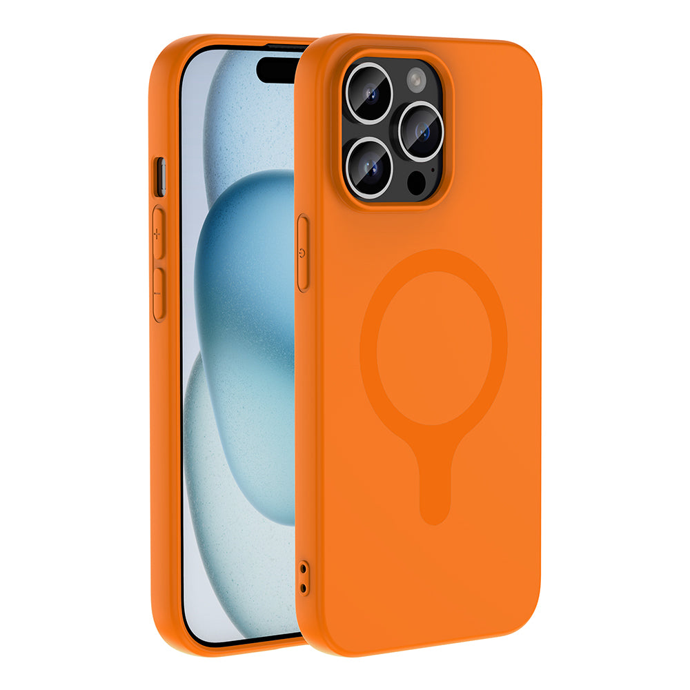Apple iPhone 14 Pro Max Kılıf M-Safe Şarj Özellikli Zore Aris Silikon Kapak