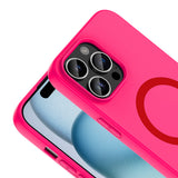Apple iPhone 14 Pro Max Kılıf M-Safe Şarj Özellikli Zore Aris Silikon Kapak