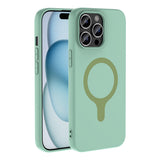 Apple iPhone 14 Pro Max Kılıf M-Safe Şarj Özellikli Zore Aris Silikon Kapak