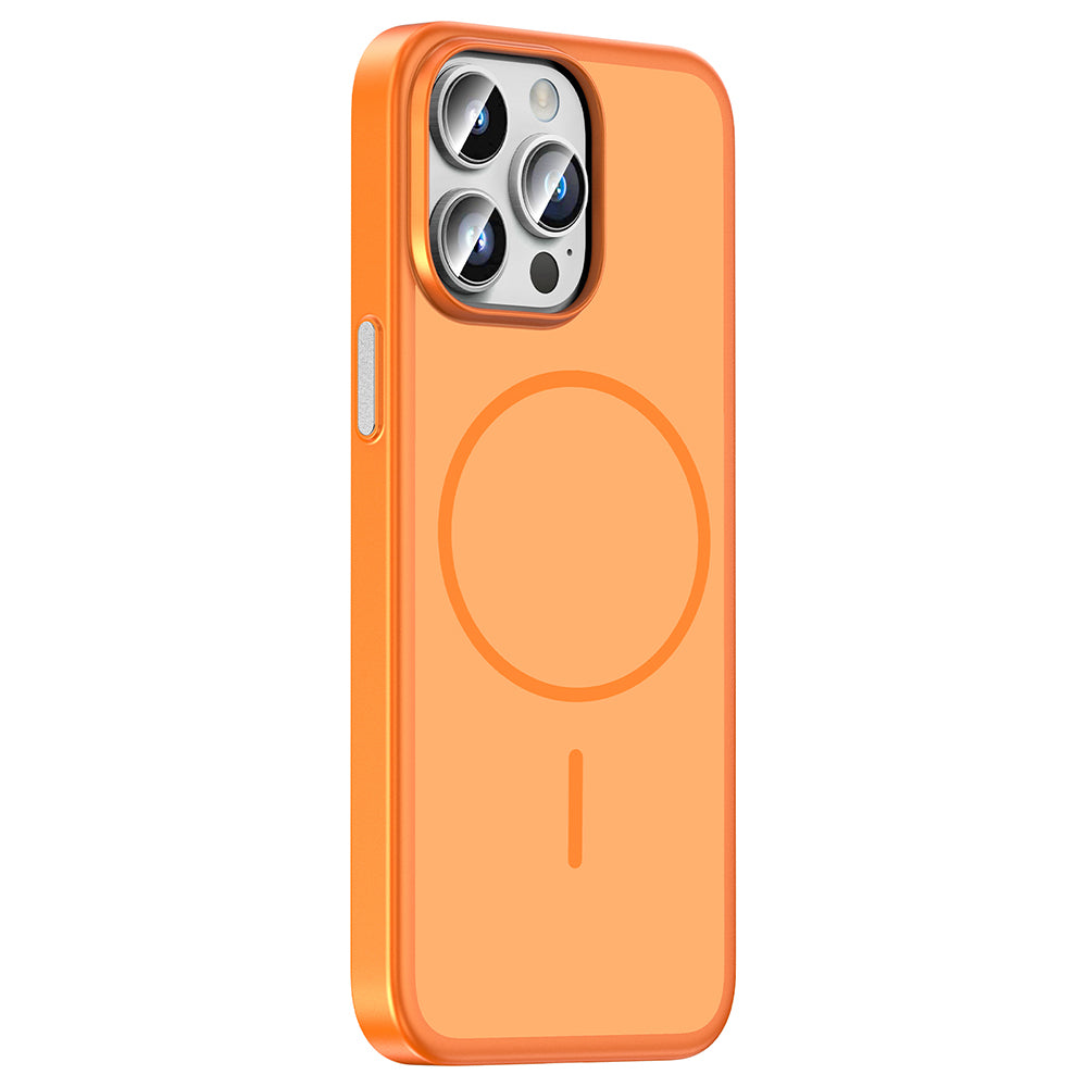 Apple iPhone 14 Pro Max Kılıf M-Safe Şarj Özellikli Zore Lora PC Kapak