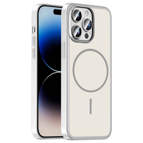 Apple iPhone 14 Pro Max Kılıf M-Safe Şarj Özellikli Zore Lora PC Kapak