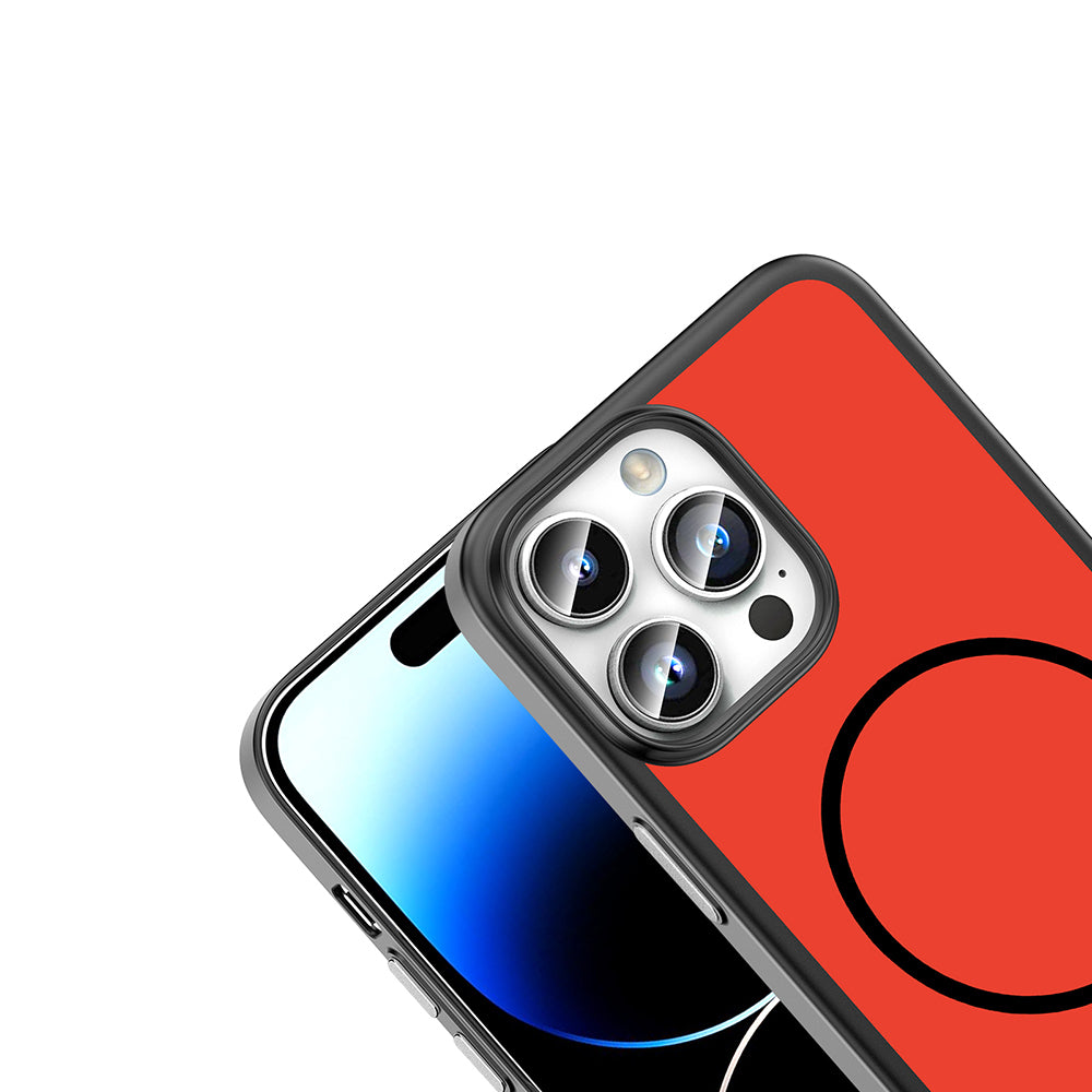 Apple iPhone 14 Pro Max Kılıf M-Safe Şarj Özellikli Zore Lora PC Kapak