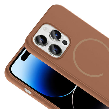 Apple iPhone 14 Pro Max Kılıf M-safe Şarj Özellikli Zore Meta Kapak