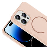 Apple iPhone 14 Pro Max Kılıf M-safe Şarj Özellikli Zore Meta Kapak