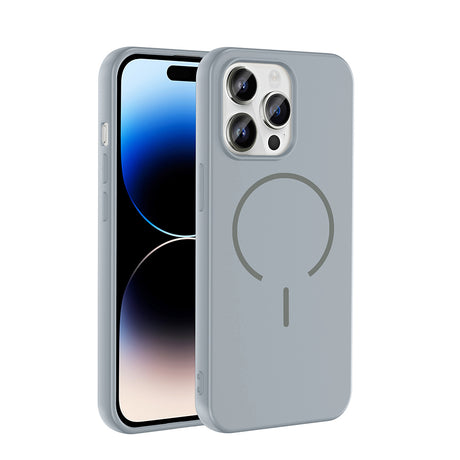 Apple iPhone 14 Pro Max Kılıf M-safe Şarj Özellikli Zore Meta Kapak