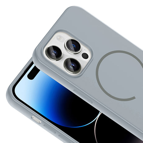 Apple iPhone 14 Pro Max Kılıf M-safe Şarj Özellikli Zore Meta Kapak