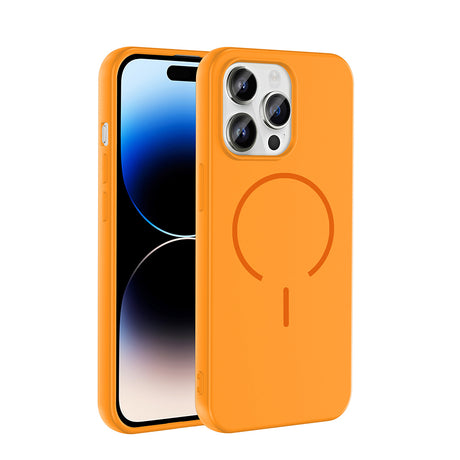 Apple iPhone 14 Pro Max Kılıf M-safe Şarj Özellikli Zore Meta Kapak