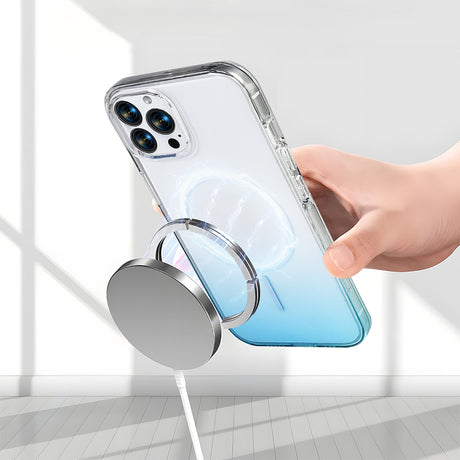 Apple iPhone 14 Pro Max Kılıf M-Safe Şarj Özellikli Zore Septik Silikon Kapak