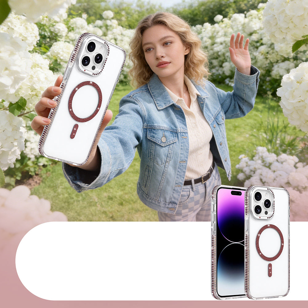 Apple iPhone 14 Pro Max Kılıf M-safe Şarj Özellikli Zore Tera Silikon Kapak