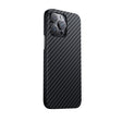 Apple iPhone 14 Pro Max Kılıf M-safe Özellikli Karbon Fiber Benks Essential Kevlar Kapak