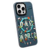 Apple iPhone 14 Pro Max Kılıf M-safe Şarj Özellikli Bee Brown Tasarımlı Youngkit Colorful Life Serisi Kapak
