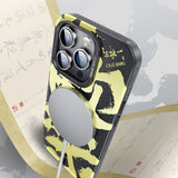 Apple iPhone 14 Pro Max Kılıf M-safe Şarj Özellikli Benks Casebang Calligraphy Joy Kapak