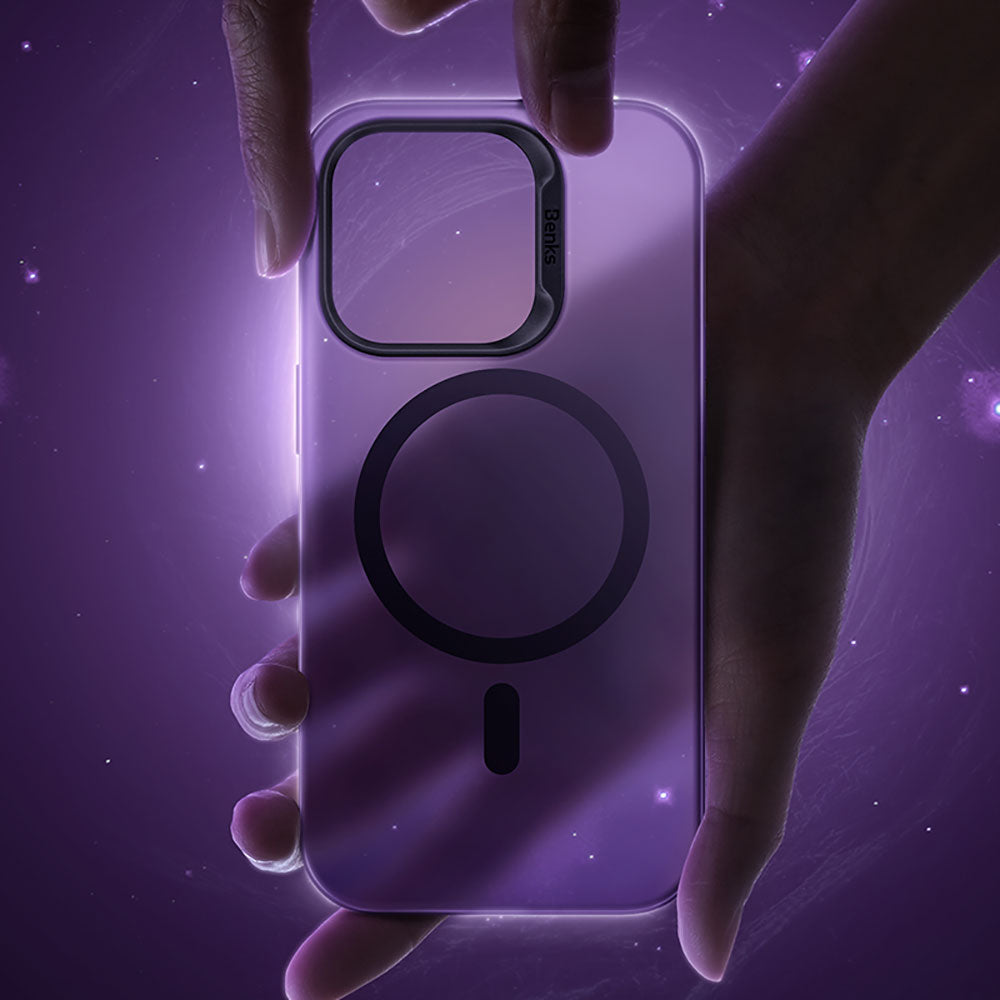 Apple iPhone 14 Pro Max Kılıf M-safe Şarj Özellikli Benks Lucid Armor Kapak