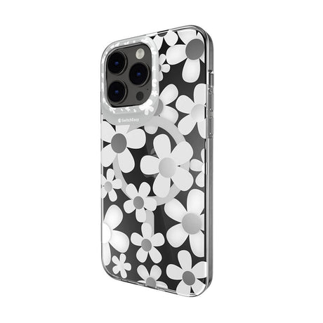 Apple iPhone 14 Pro Max Kılıf M-safe Şarj Özellikli Çift IMD Baskılı Lisanslı Switcheasy Artist-M Fleur Kapak