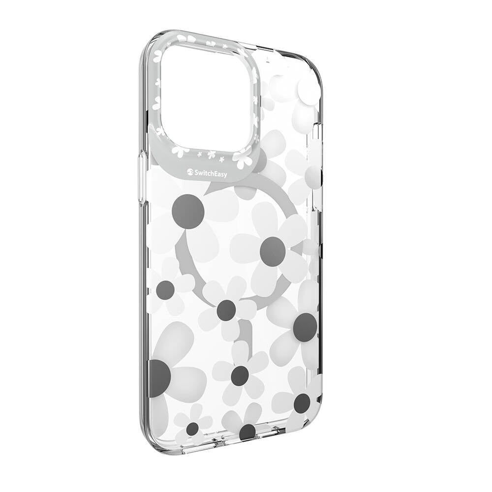 Apple iPhone 14 Pro Max Kılıf M-safe Şarj Özellikli Çift IMD Baskılı Lisanslı Switcheasy Artist-M Fleur Kapak