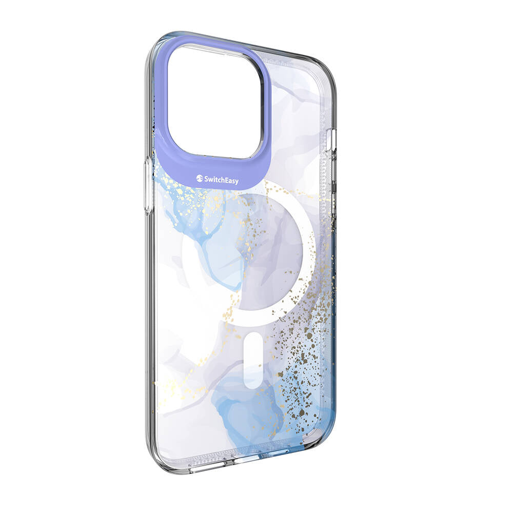 Apple iPhone 14 Pro Max Kılıf M-safe Şarj Özellikli Çift IMD Baskılı Lisanslı Switcheasy Artist-M Veil Kapak