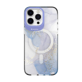 Apple iPhone 14 Pro Max Kılıf M-safe Şarj Özellikli Çift IMD Baskılı Lisanslı Switcheasy Artist-M Veil Kapak