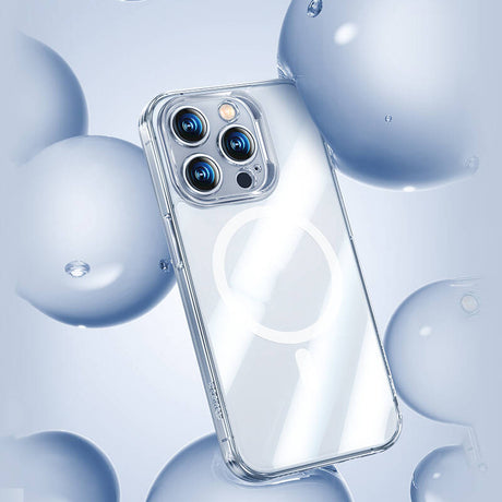 Apple iPhone 14 Pro Max Kılıf M-safe Şarj Özellikli Kamera Korumalı Benks Corning Glass Serisi Kapak