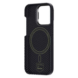 Apple iPhone 14 Pro Max Kılıf M-safe Şarj Özellikli Karbon Fiber Benks Montage ArmorAir Kevlar Kapak