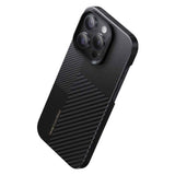 Apple iPhone 14 Pro Max Kılıf M-safe Şarj Özellikli Karbon Fiber Benks Montage ArmorAir Kevlar Kapak