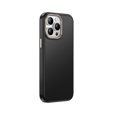 Apple iPhone 14 Pro Max Kılıf M-safe Şarj Özellikli Karbon Fiber Görünümlü Zore Antina Kapak