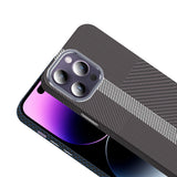 Apple iPhone 14 Pro Max Kılıf M-safe Şarj Özellikli Karbon Fiber Görünümlü Zore Gros Kapak