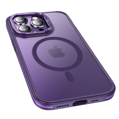 Apple iPhone 14 Pro Max Kılıf M-safe Şarj Özellikli Mat Görünümlü Wlons Vevo Kapak