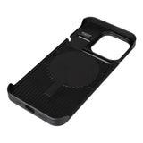 Apple iPhone 14 Pro Max Kılıf M-safe Şarj Özellikli Mekanizmalı Koku Hazneli Zore Mostar Kapak