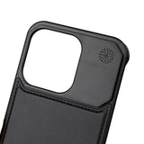 Apple iPhone 14 Pro Max Kılıf M-safe Şarj Özellikli Mekanizmalı Koku Hazneli Zore Mostar Kapak