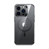 Apple iPhone 14 Pro Max Kılıf M-safe Şarj Özellikli Premium Cam Arka Yüzey Benks Electroplated Kapak