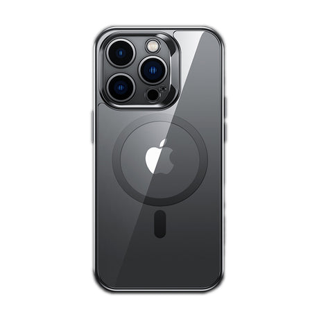 Apple iPhone 14 Pro Max Kılıf M-safe Şarj Özellikli Premium Cam Arka Yüzey Benks Electroplated Kapak