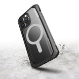 Apple iPhone 14 Pro Max Kılıf M-safe Şarj Özellikli Raptic Secure Serisi Çift Kat TPU Kenarlı Şeffaf Arka Yüzeyli Kapak